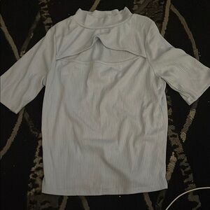 Elegant Blue Women's Top